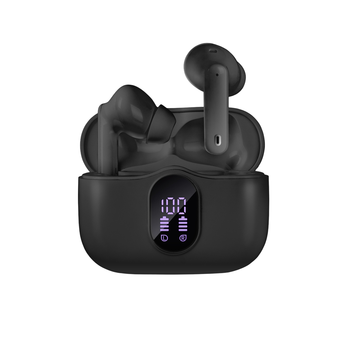 Наушники Sven E-315B, TWS, Bluetooth 5.4, IPX4, USB Type-C, черный