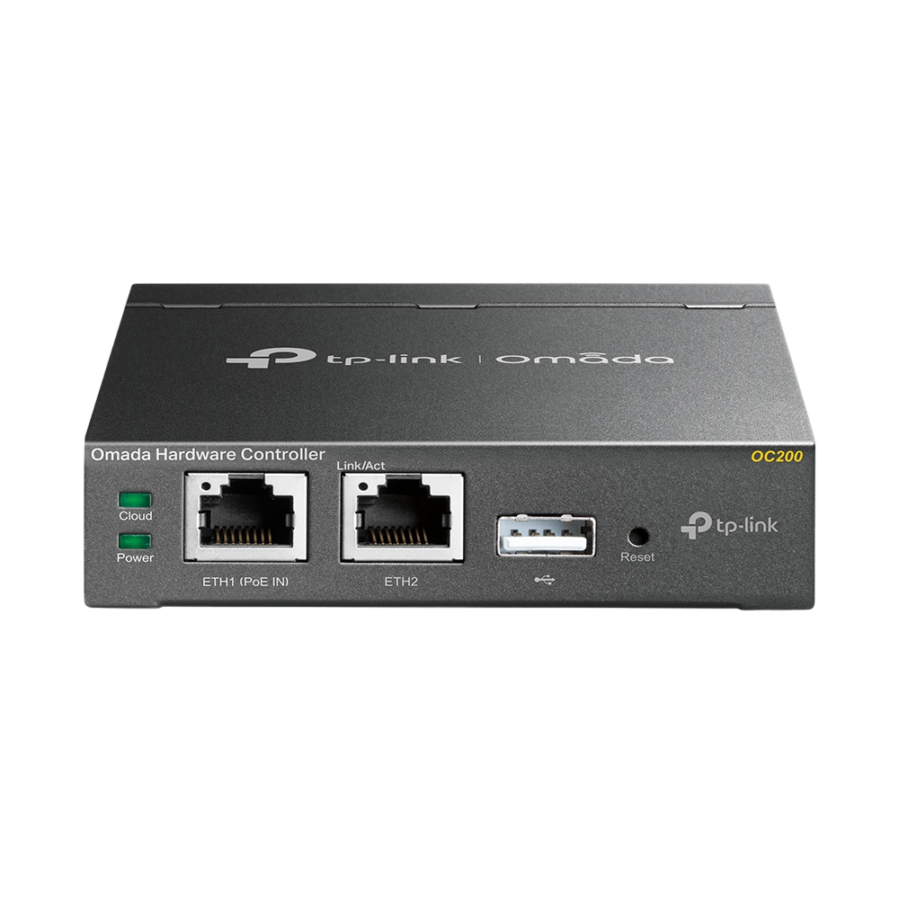 Контроллер TP-Link OC200, Omada, 2×FE, PoE, облачное управление