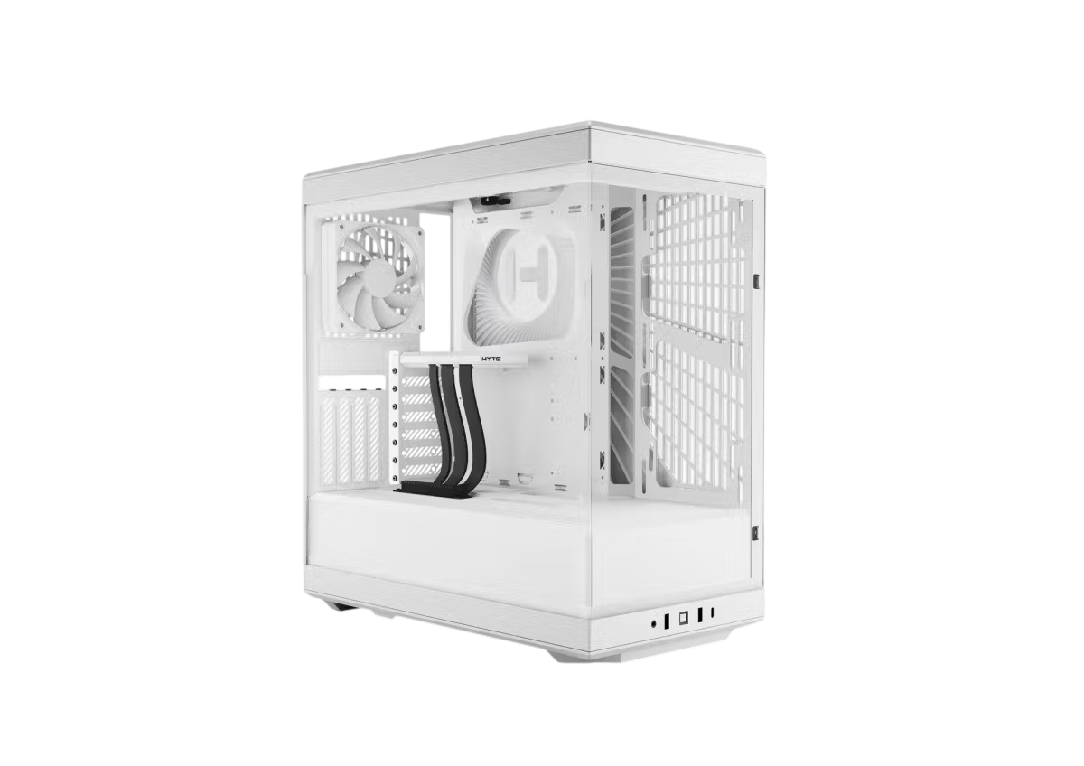 Корпус HYTE CS-HYTE-Y40-WW, Midi-Tower, без БП, Snow White