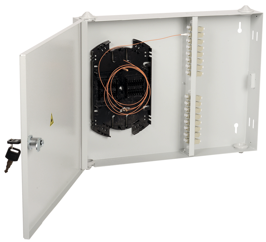 Кросс оптический ITK FOBX16-N-12LCUD50, настенный, 12×LC Duplex, OM2