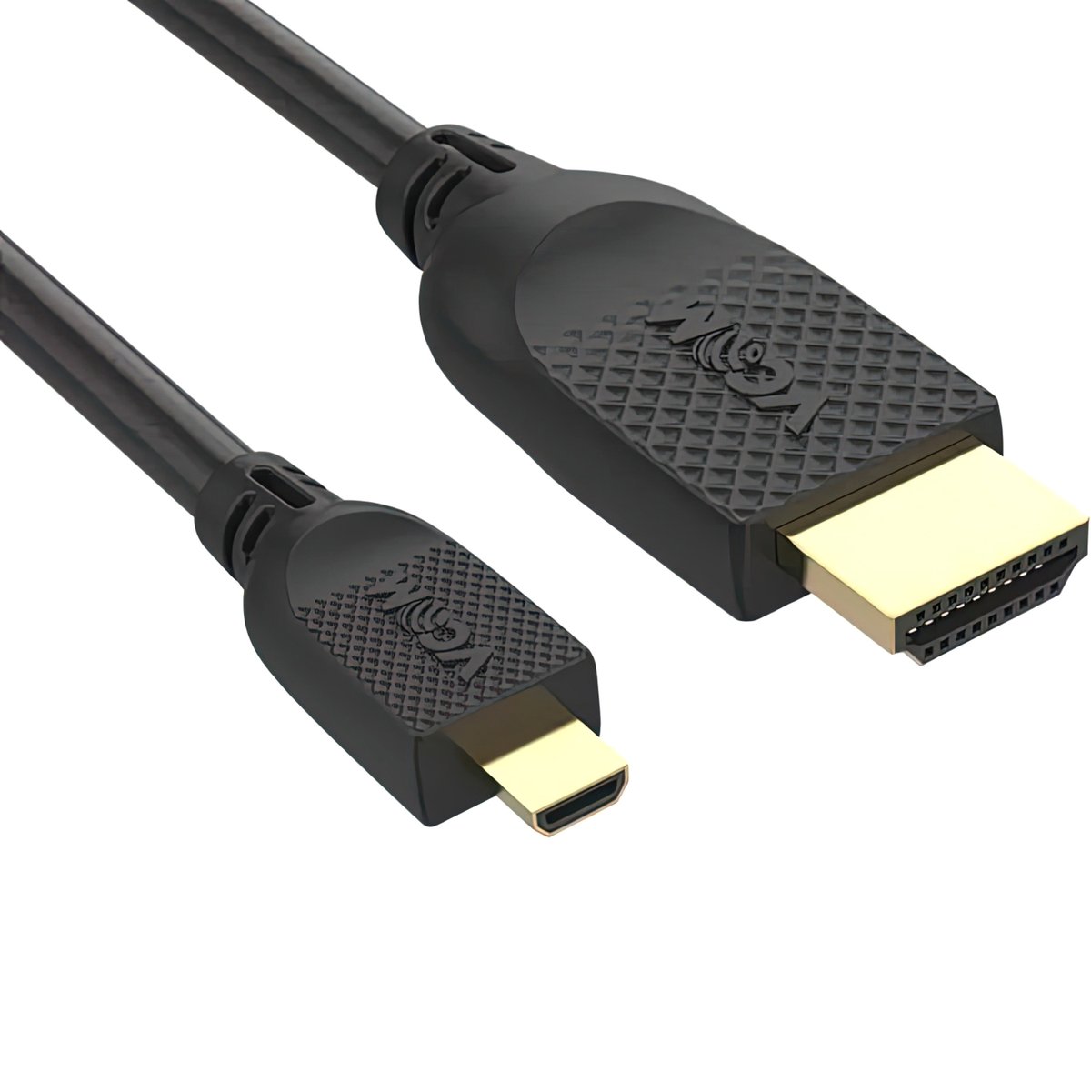 Кабель HDMI VCOM CG587-1M, HDMI–micro-HDMI, ver 2.0, 1 м