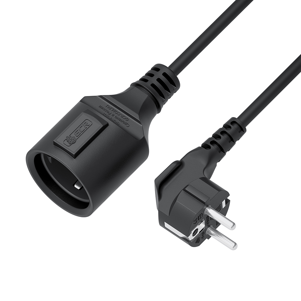 Удлинитель GCR GCR-56414, Schuko, 15.0м, 3×1.0мм²