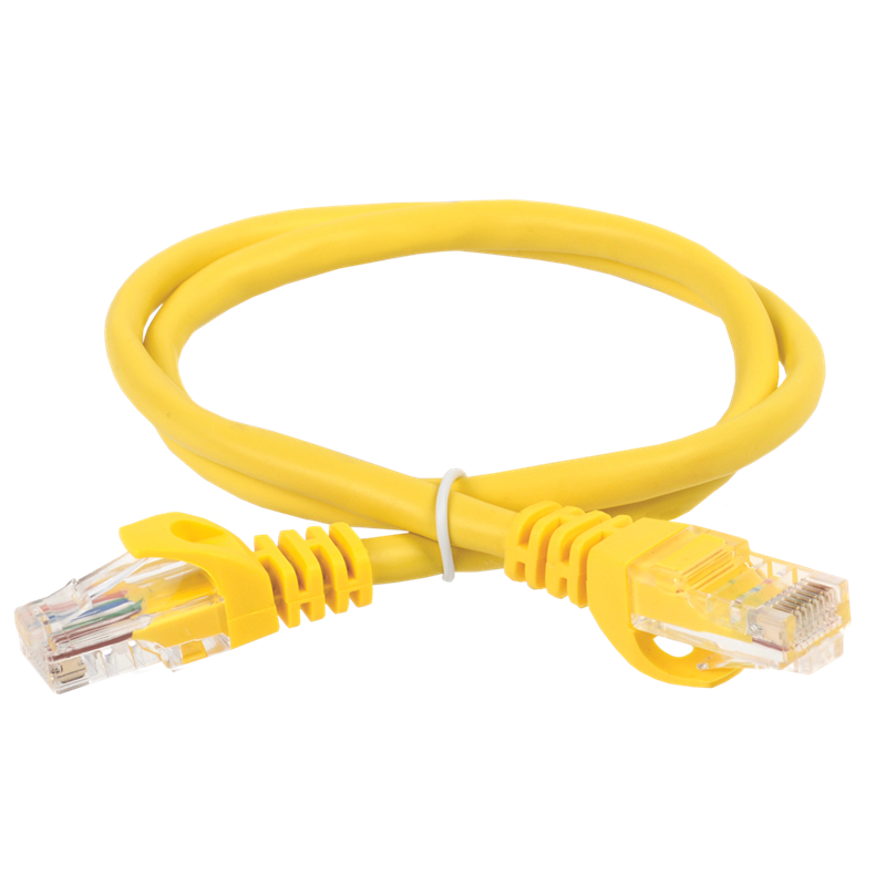 Патч-корд ITK PC05-C5EU-2M, кат.5e UTP, 2 м, желтый