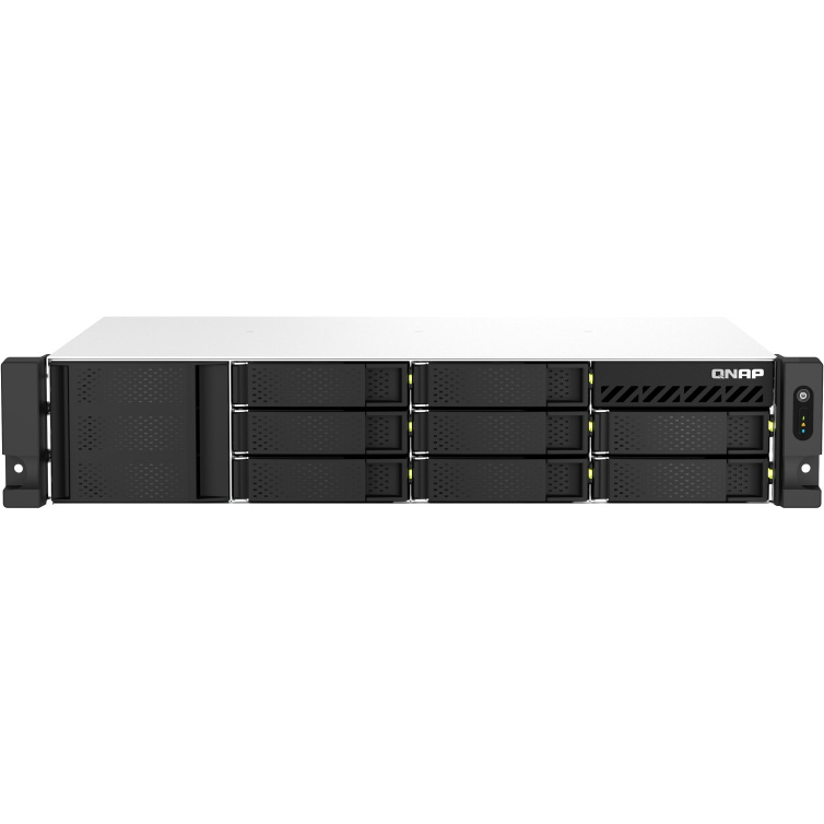 Сетевое хранилище QNAP TS-873AeU-RP-4G, 8×3.5", 2×2.5GbE, 2 PSU