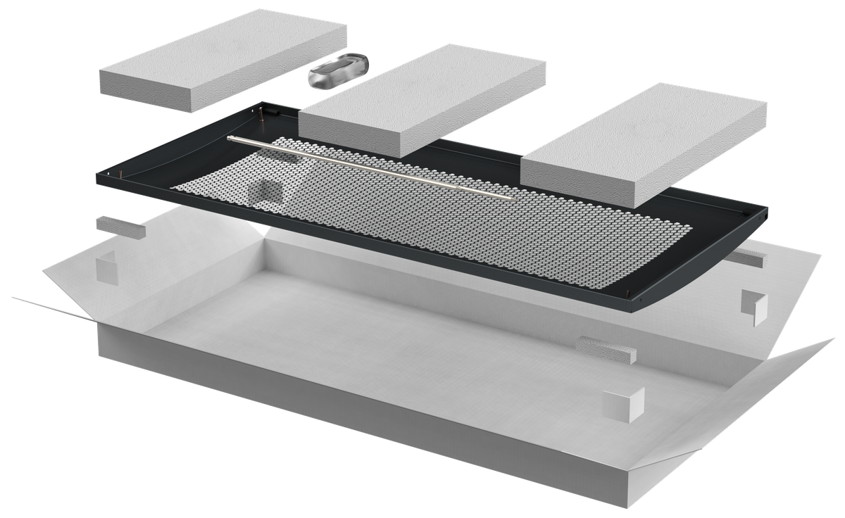 Дверь перфорированная ITK LINEA E LE05-33U6X-DP, 600 мм, 33U, RAL 9005