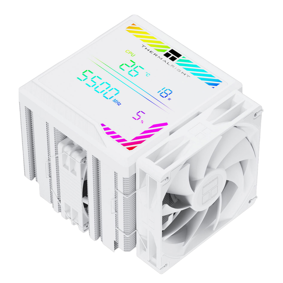 Кулер Thermalright PA140-DG-WH, башенный, 1x120+1x140мм, 165мм, белый