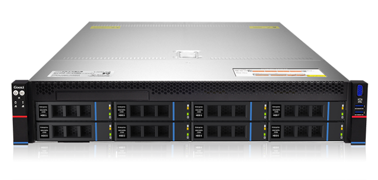 Серверная платформа Gooxi SR201-D08R-G2, 2U, 8 отсеков, AMD EPYC 9004, 2x1300 Вт