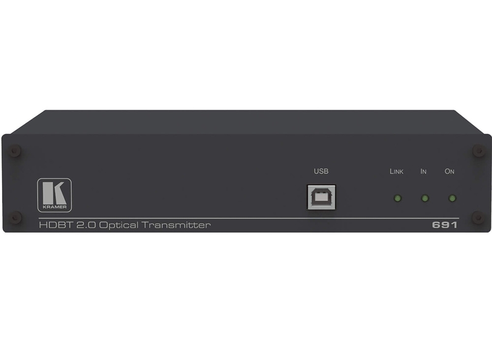 Передатчик Kramer 691, HDMI/Audio/RS-232/ИК/USB/Ethernet, SFP, 4K60