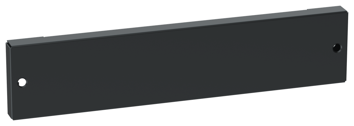 Панель цоколя ITK LINEA S LS-PC05-P0-10-01, сплошная, 100×1000 мм, черная