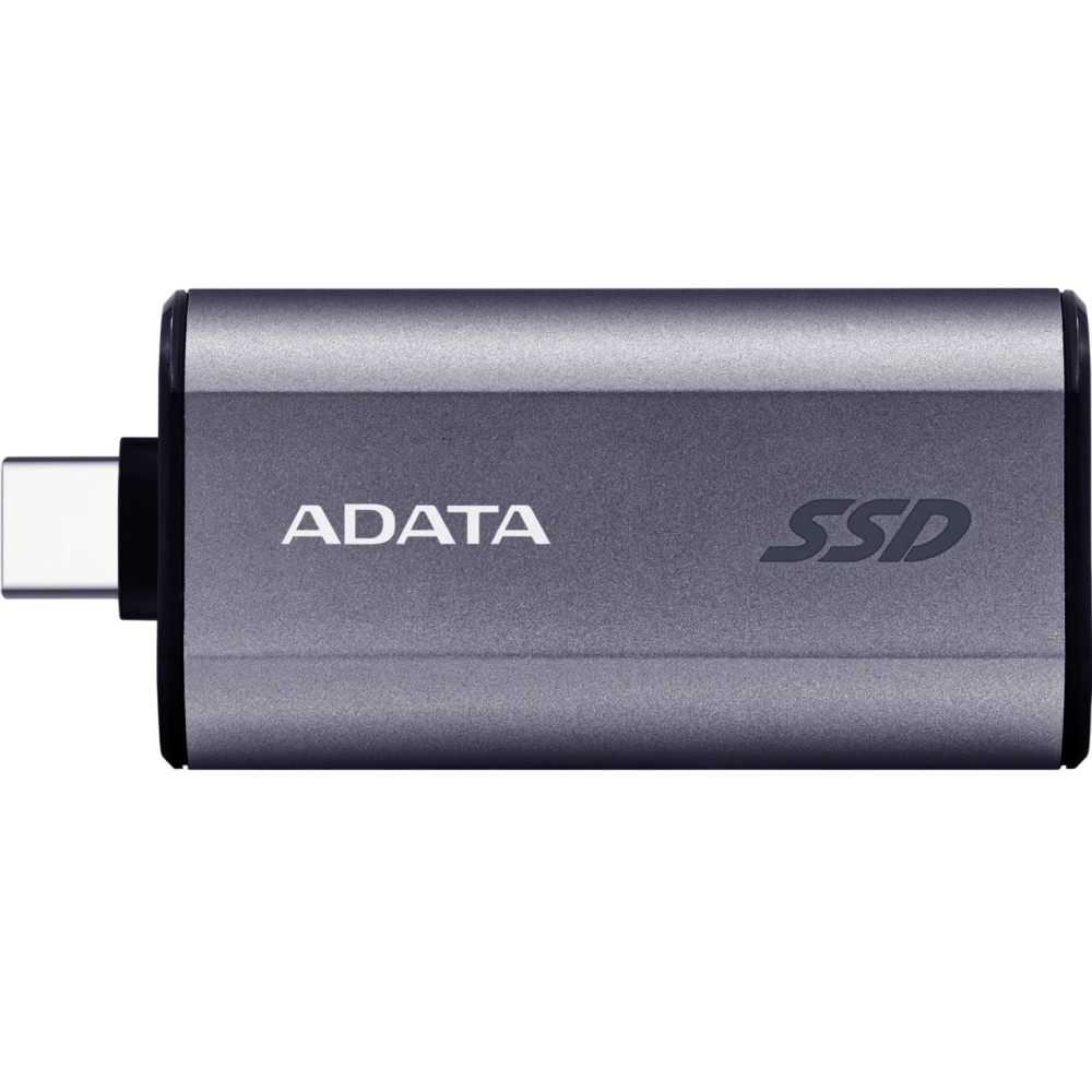 SSD внешний A-DATA SC750-500G-CCBK, 500ГБ, USB 3.2 Gen2 Type-C, 1050/1000MB/s