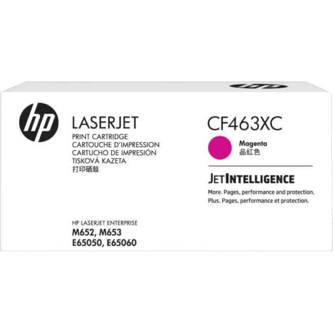 Тонер-картридж HP CF463XC (656X), пурпурный, 22 000 стр., увеличенная емкость
