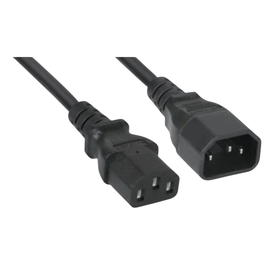 Кабель питания Foxline FL-PWRC-C13-C14, C13-C14, 1.5м
