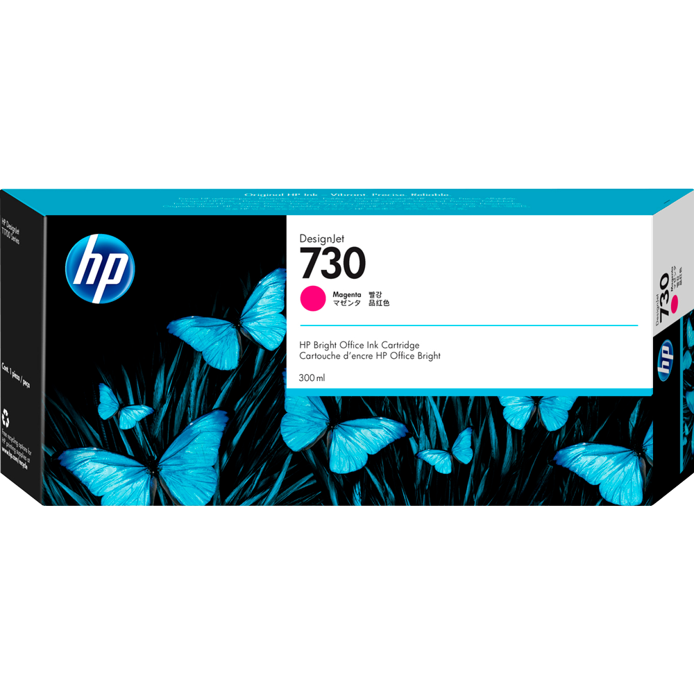 Картридж HP P2V69A 730 Magenta, 300 мл, для DesignJet