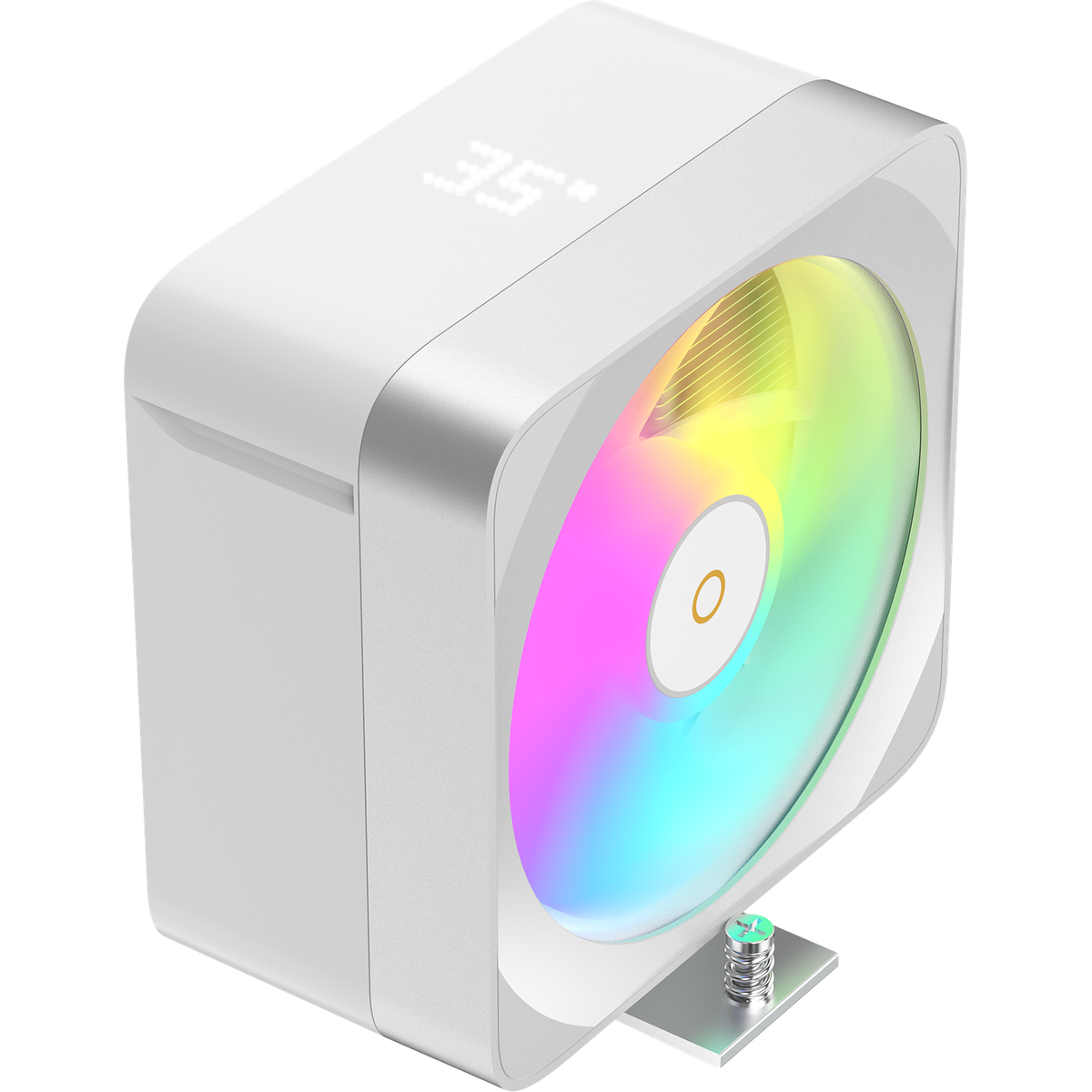 Кулер для процессора Ocypus Delta A40 EX WH Digital, 200 Вт, 120 мм, ARGB, 4 тепловые трубки