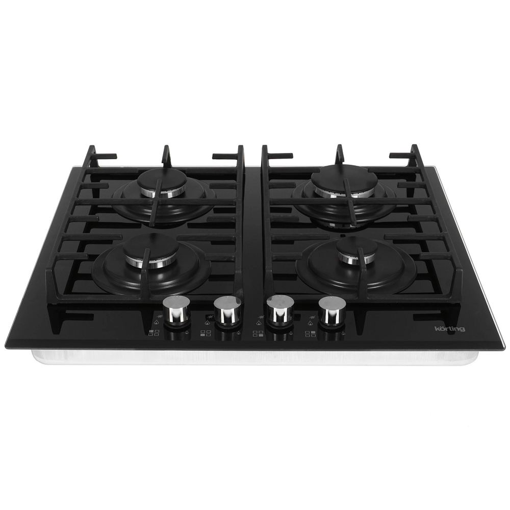 Варочная панель Korting HGG 6805 CN, газовая, 4 конфорки, 60 см, стекло