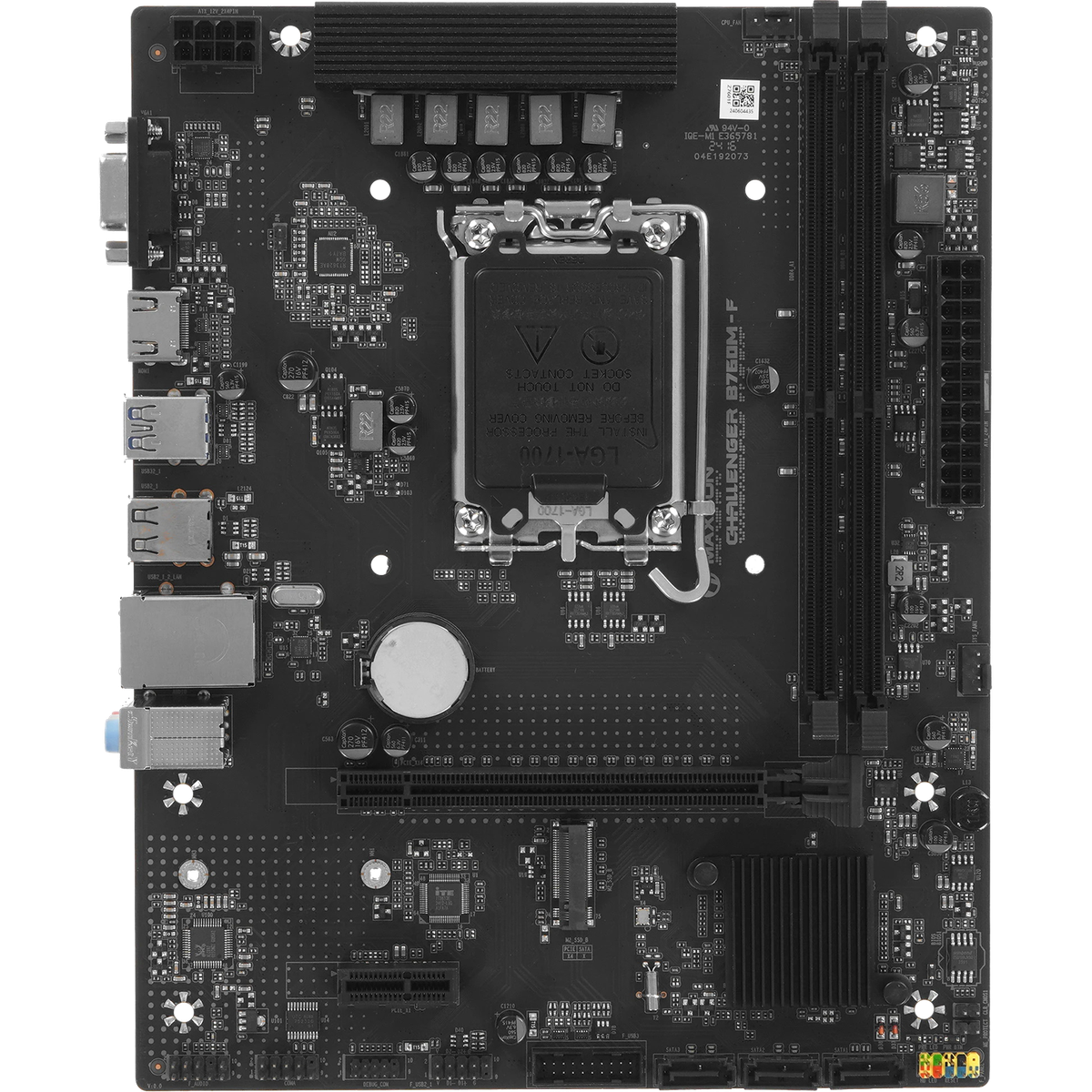 Материнская плата MAXSUN MS-Challenger B760M-F, LGA1700, DDR4, M-ATX