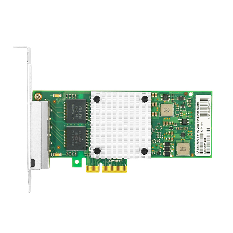 Сетевая карта LR-Link NIC PCIe x4, 4 x 1G, Base-T, Intel I350 chipset (FH+LP) (92T4237)