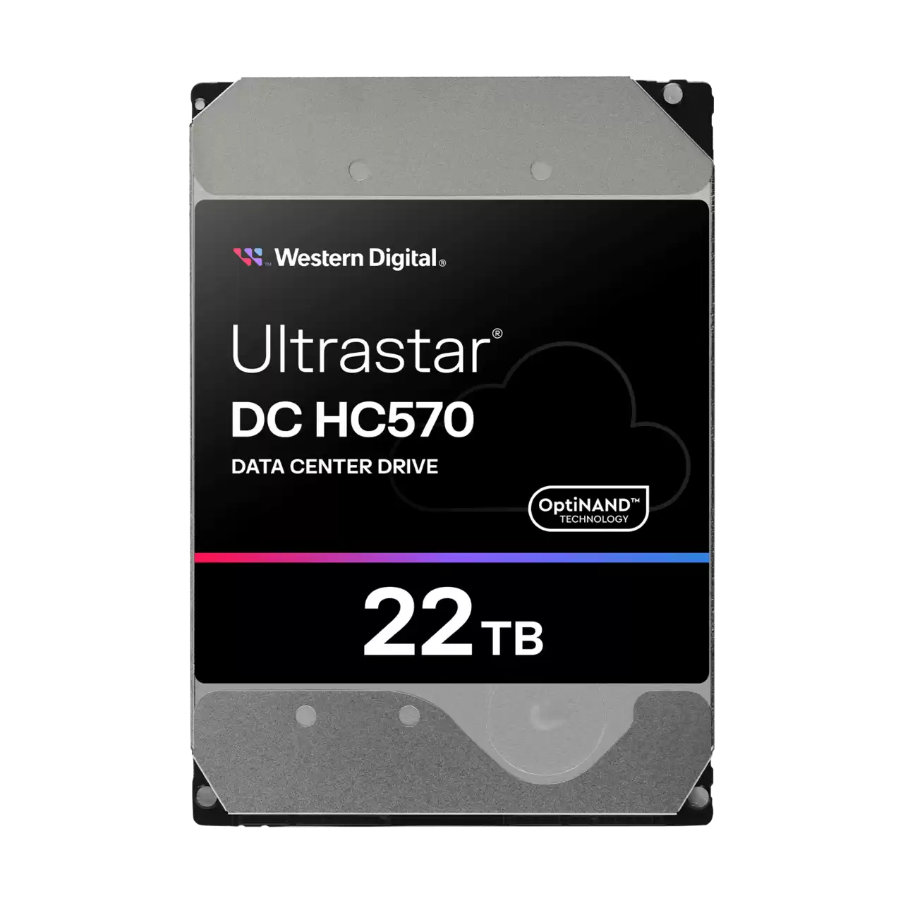 Жёсткий диск Western Digital Ultrastar DC HC570 WUH722222ALE6L4, 22 ТБ, SATA, 3.5", 7200 об/мин