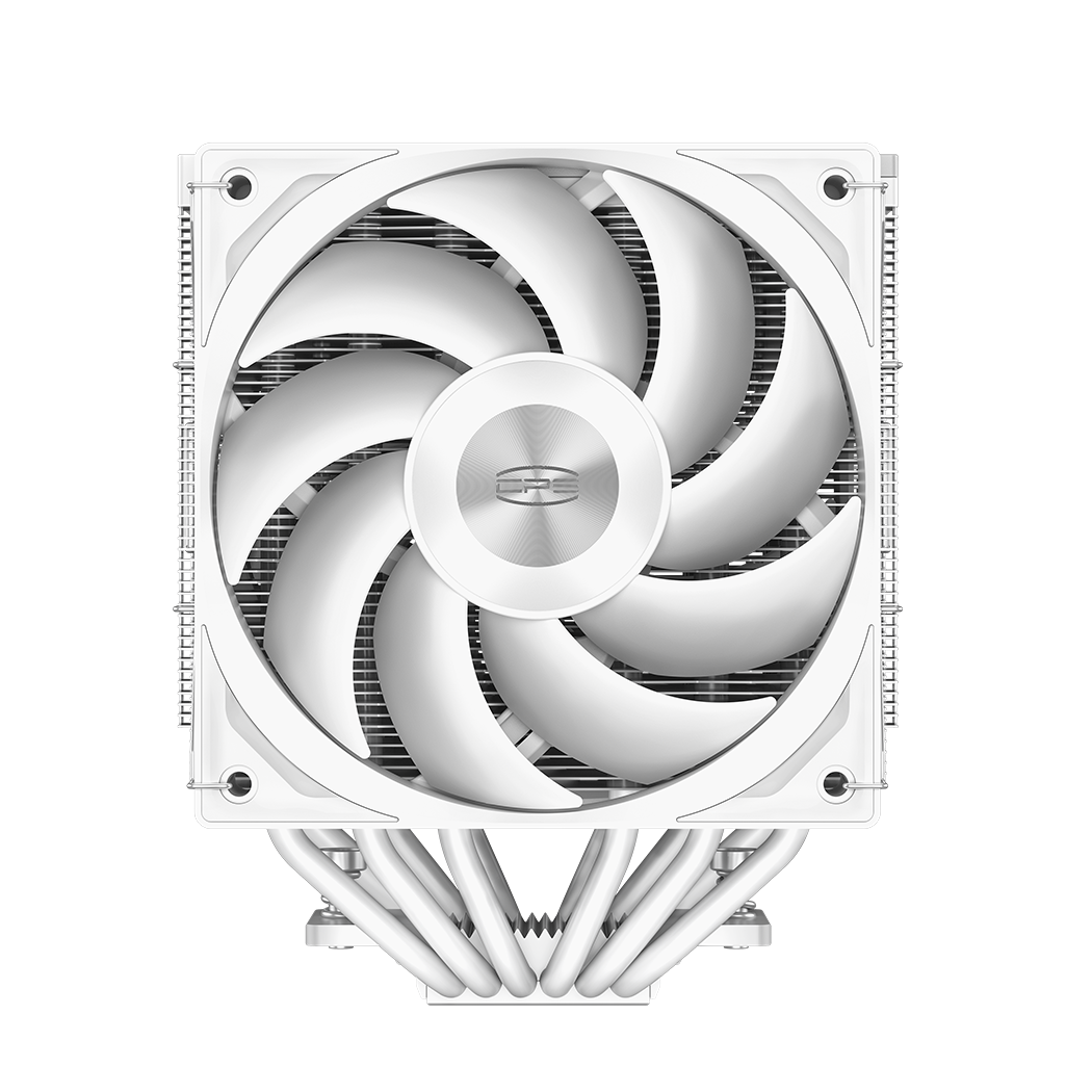 Кулер PCCOOLER RZ620 WH, 260W, 2×120мм, 6 тепл. трубок, белый