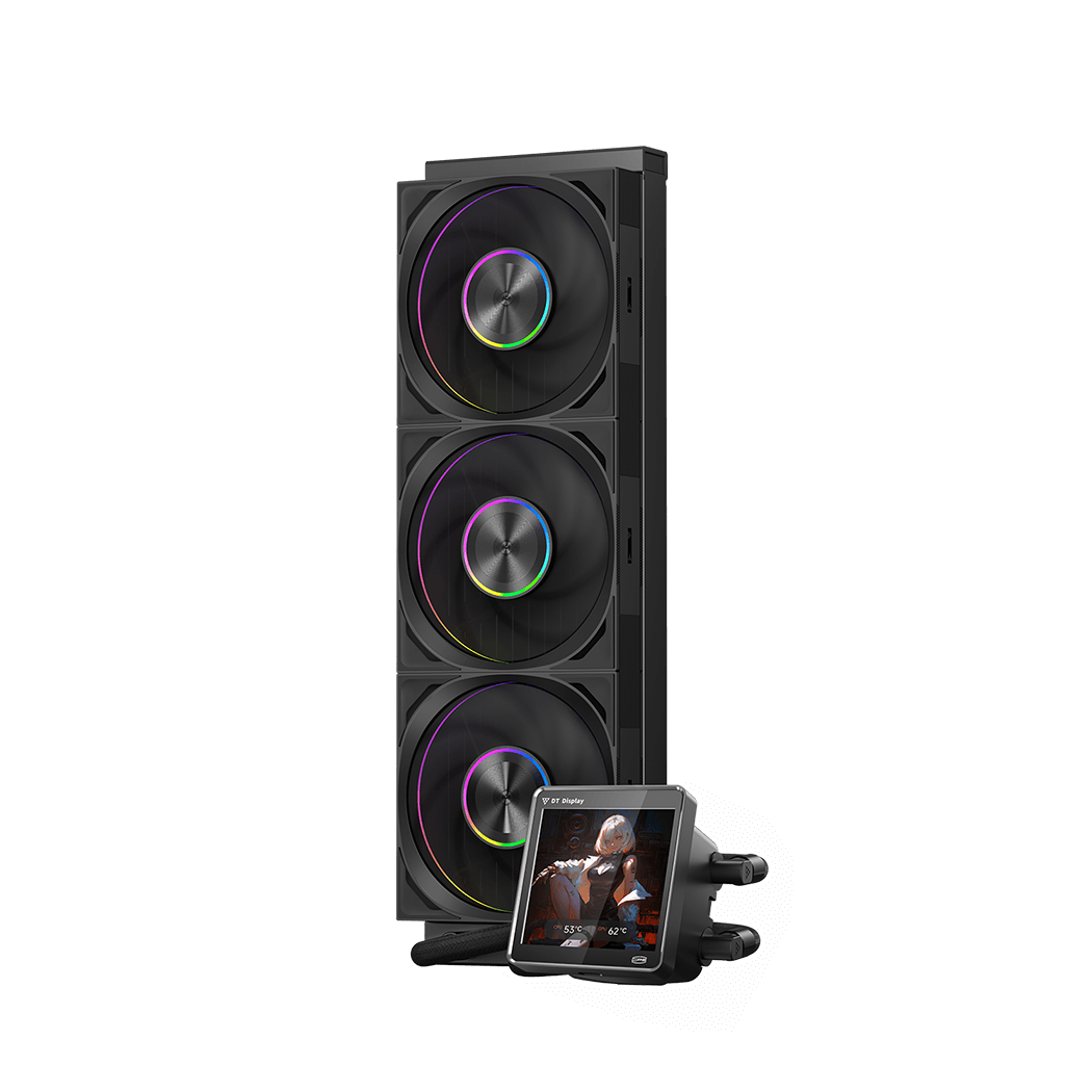 СЖО PCCooler DT360 ARGB Display BK, 360мм, 3×120мм, ARGB