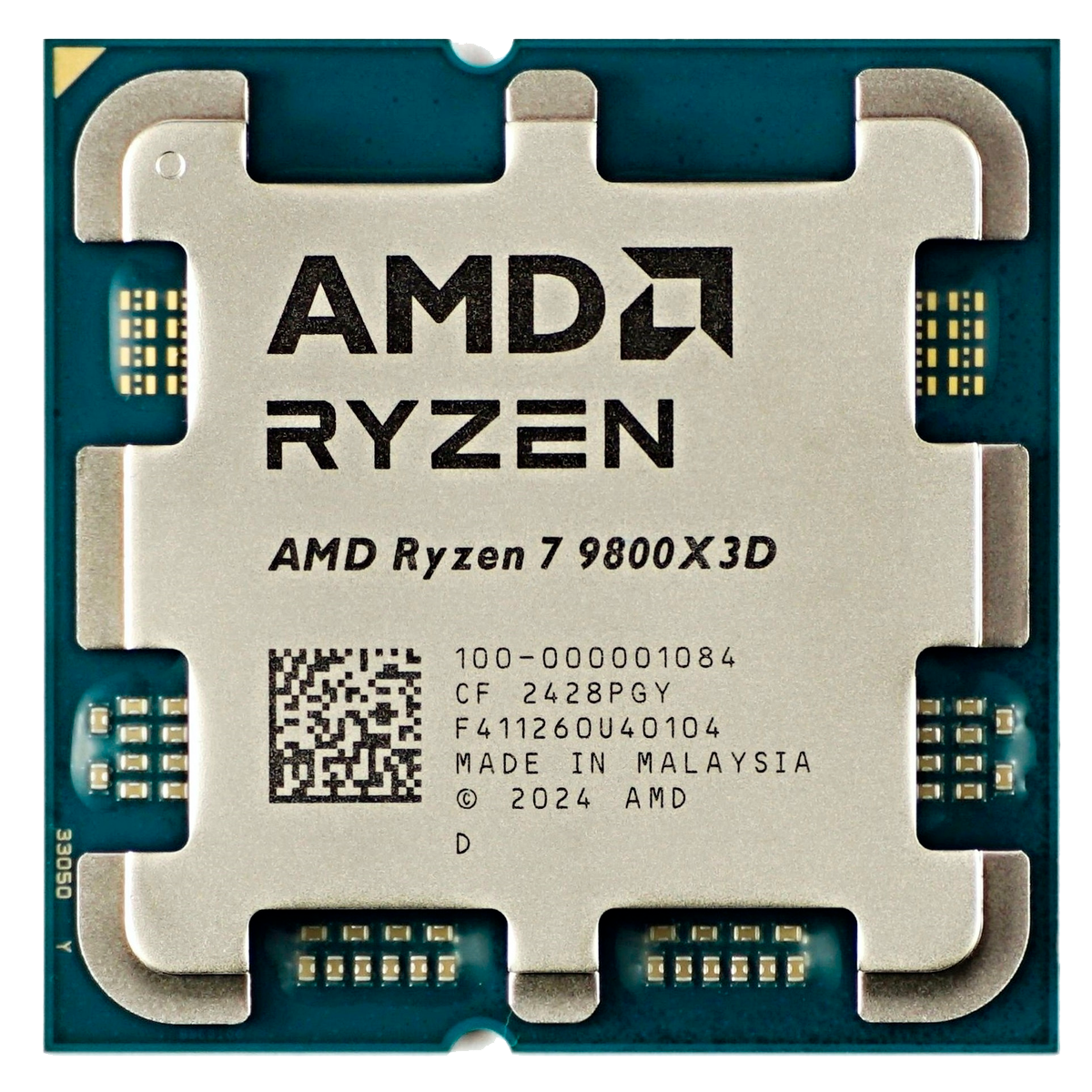 Процессор AMD Ryzen 7 9800X3D 100-000001084, 8 ядер, 4.7/5.2 ГГц, L3 96МБ, AM5