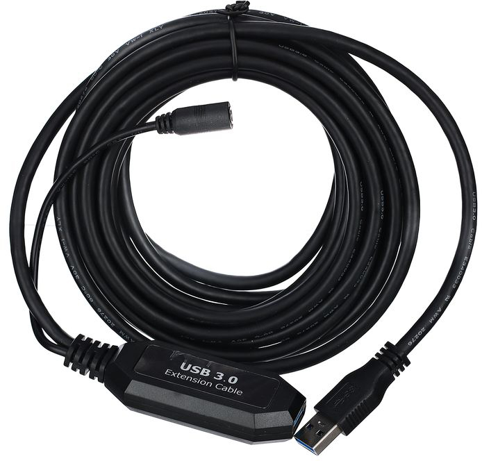 Кабель-адаптер VCOM CU827-5M, USB 3.0 активный удлинитель, 5м