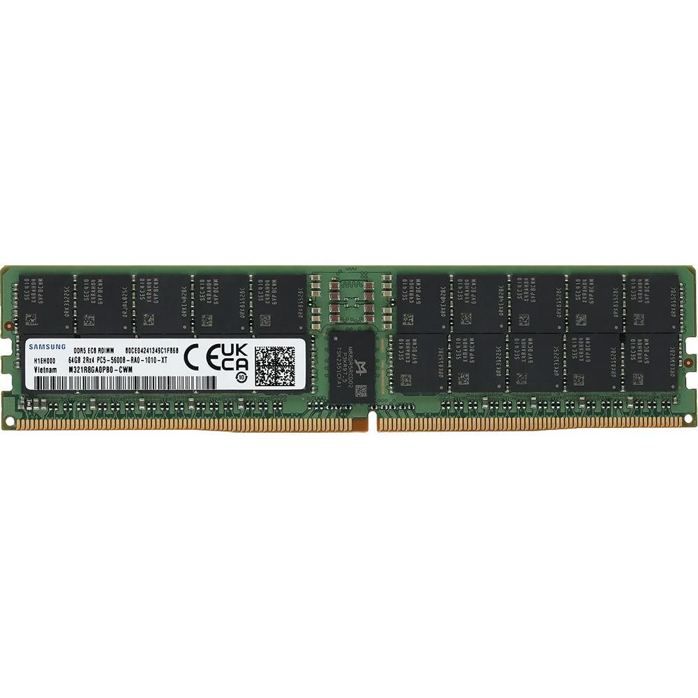 Память DDR5 Samsung Electronics M321R8GA0PB2-CCPWF, 64GB, RDIMM, 6400