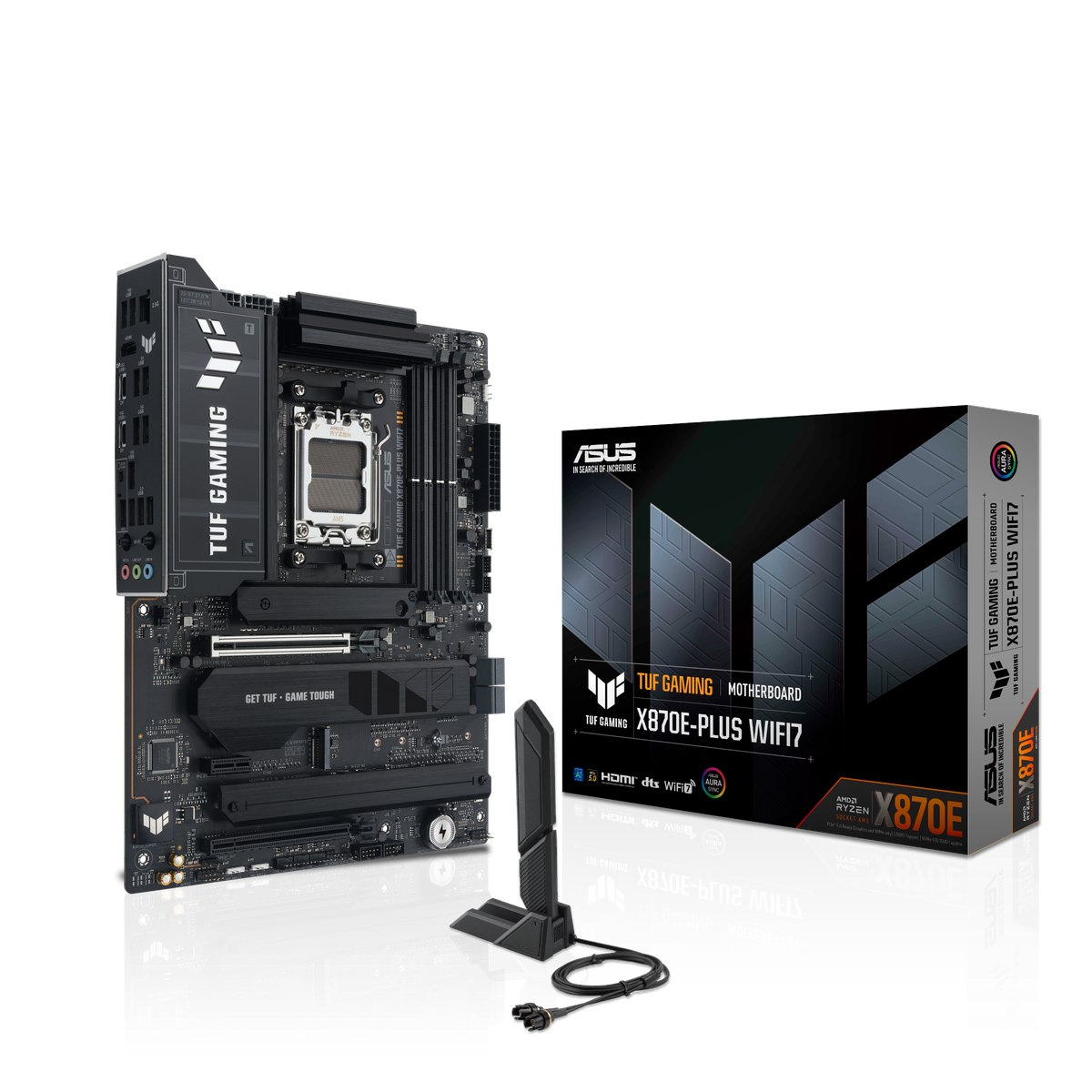 Материнская плата ASUS 90MB1M70-M0EAY0 (TUF GAMING X870E-PLUS WIFI7), AM5, DDR5, Wi-Fi 7, ATX