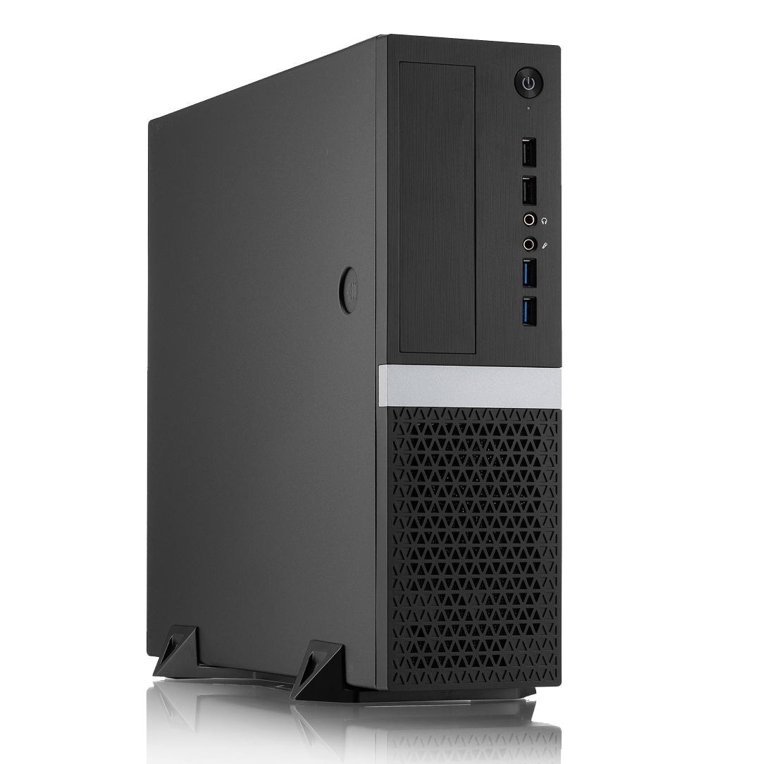 Корпус Foxline FL-211-TFX300S, mATX, 300W PSU, 2×USB2.0+2×USB3.0