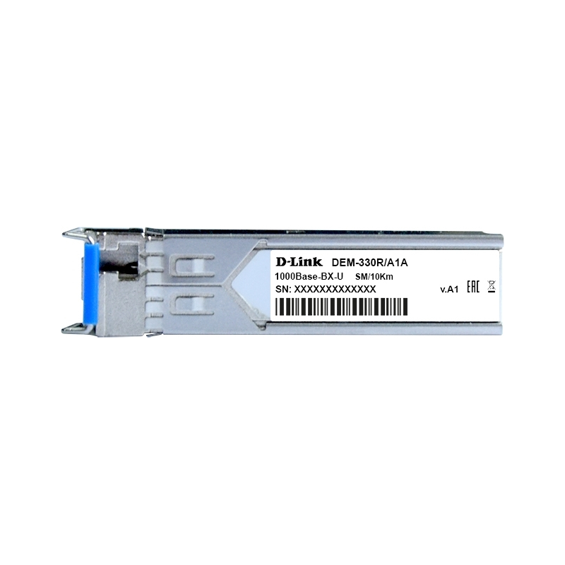 SFP-трансивер D-Link 330R/10KM/A1A, 1000Base-BX-U, 10км, Simplex LC