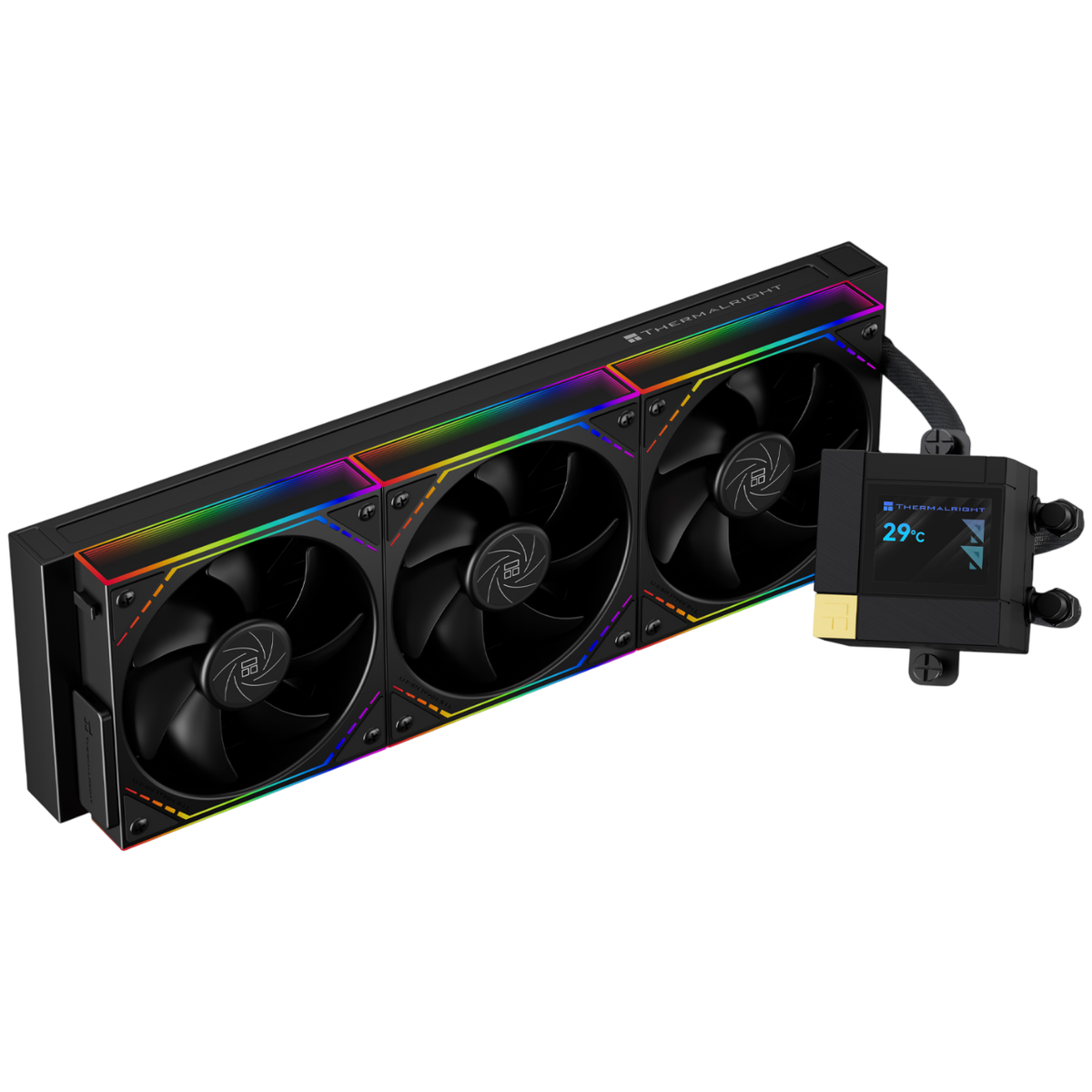 СЖО Thermalright Core Matrix 360 Vision ARGB Black, 360 мм, 3×120 мм, TDP 300 Вт