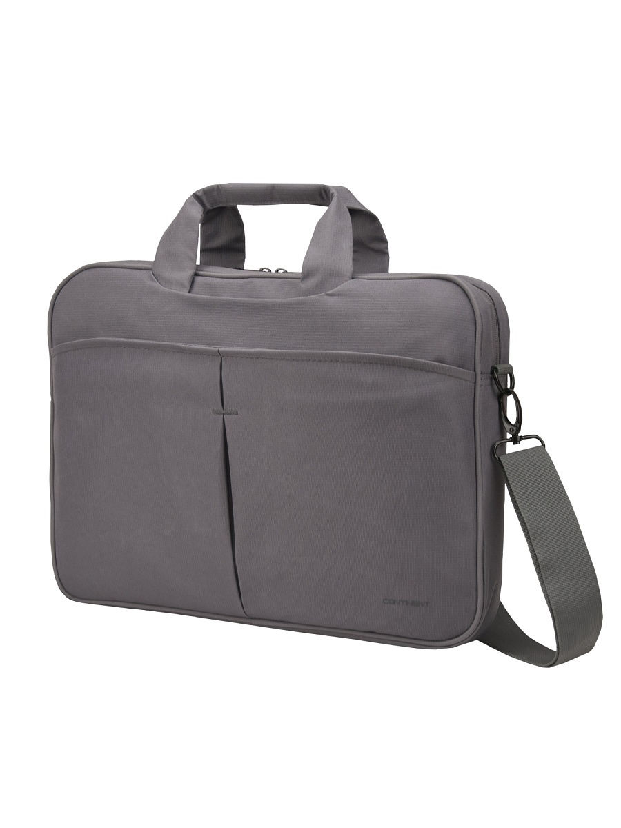 Сумка для ноутбука Continent CC-014 Grey, нейлон, до 13,3", серый