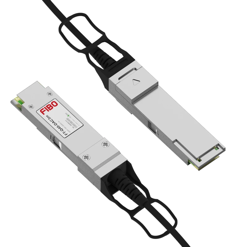 Кабель FIBO FT-Q40-DAC3m, QSFP DAC, медный Belden, 3 м