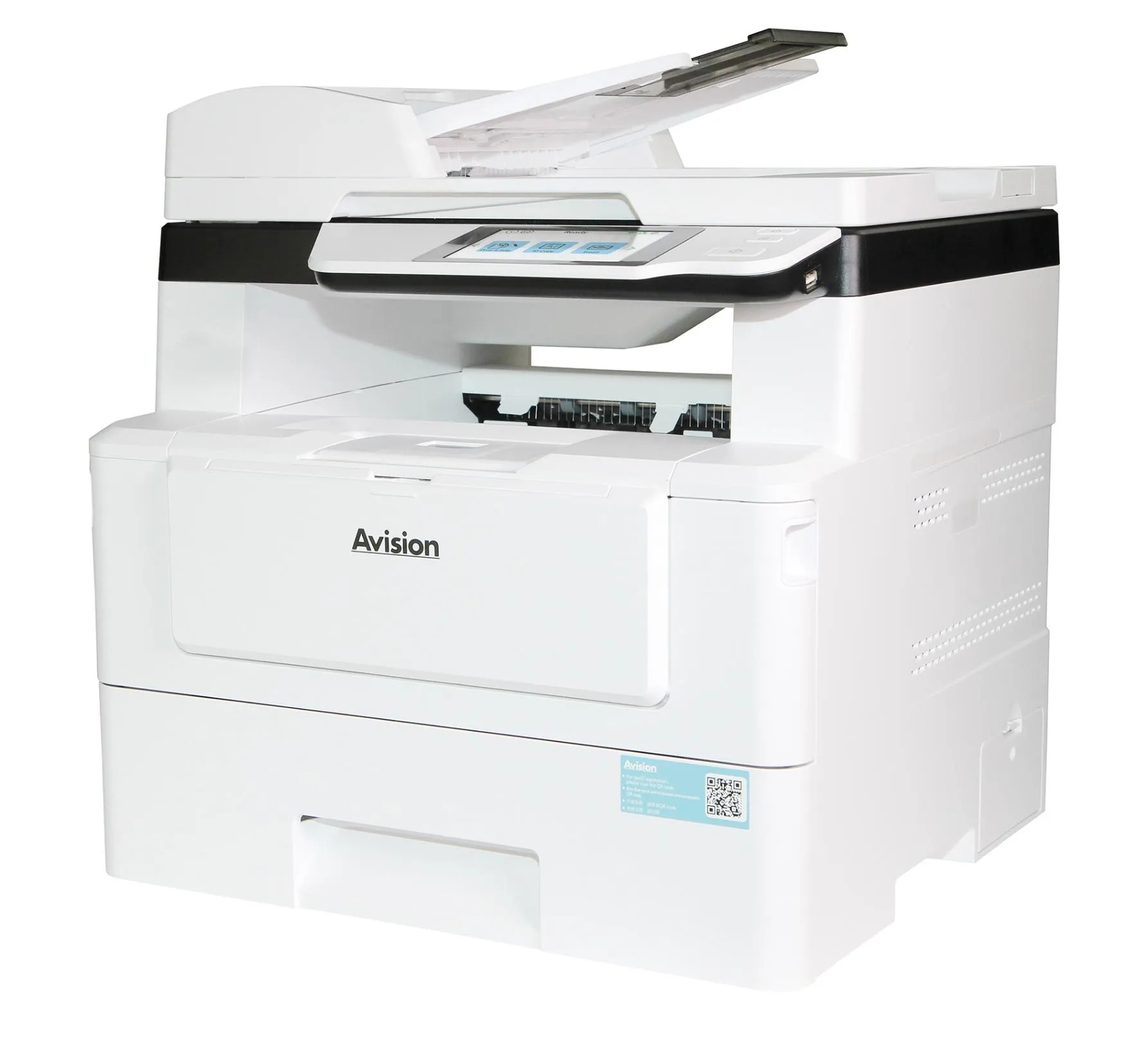 МФУ Avision AM43A plus, A4, ч/б, LED, 43 стр/мин, дуплекс, USB 2.0, Ethernet