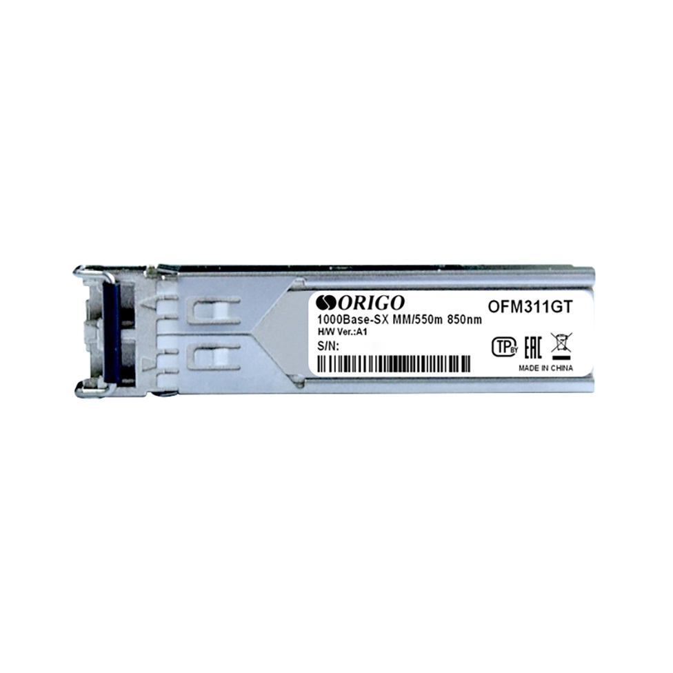 Трансивер SFP ORIGO OFM311GT/A1A, 1000Base-SX, 850nm, 550м