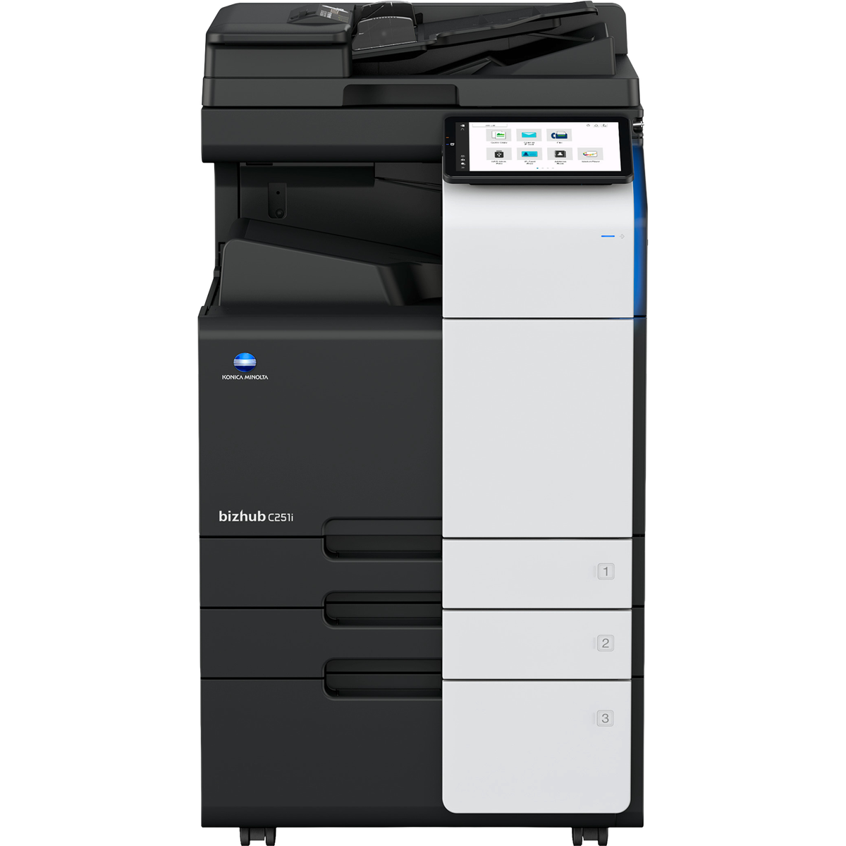 МФУ Konica Minolta bizhub C251i, A3, 25 стр/мин, цветное, дуплекс