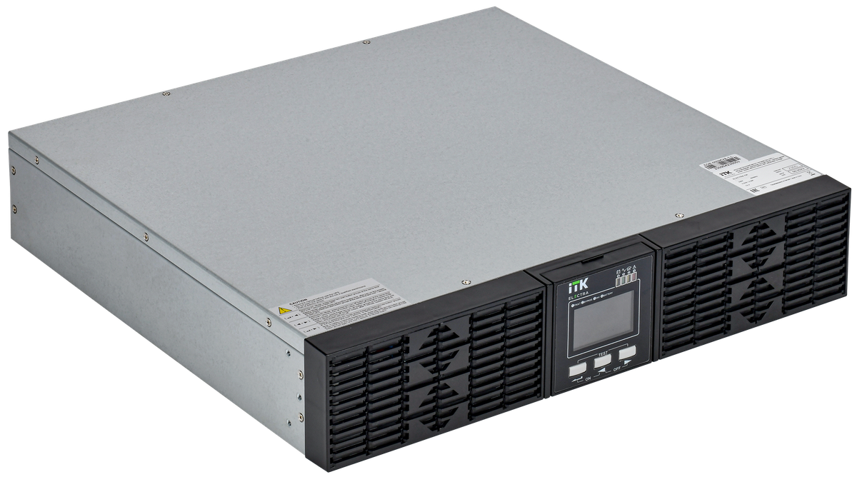 ИБП ITK EOR-0001KVA-1-L, 1кВА/1кВт, 2U, онлайн
