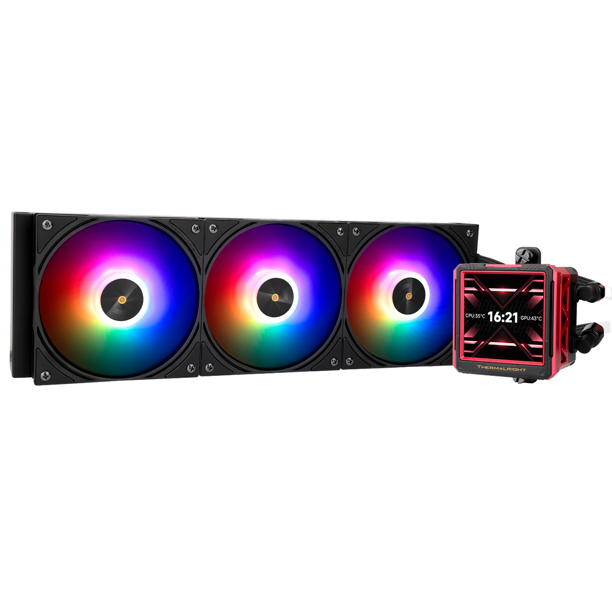 Система охлаждения Thermalright Frozen Warframe 360 Ultra Black ARGB, 360 мм