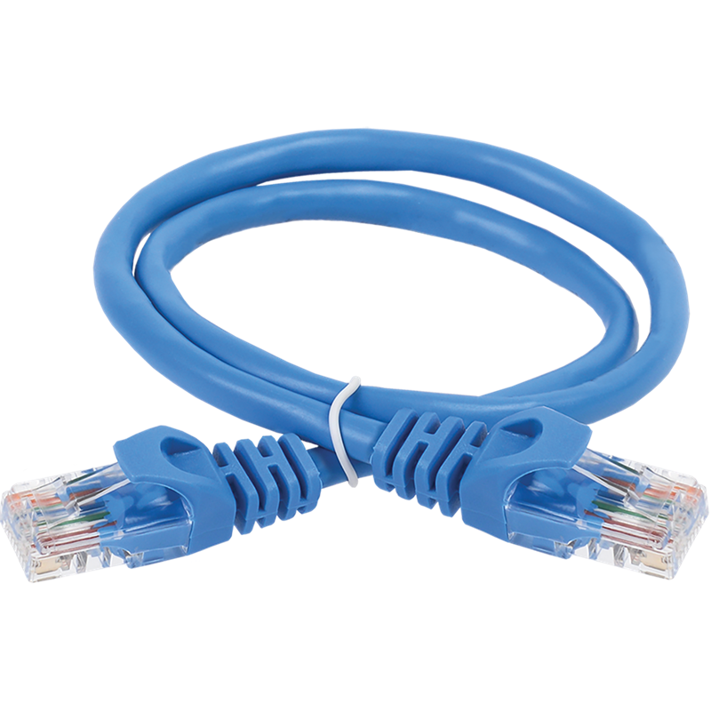 Патч-корд ITK PC03-C6UL-3M, Cat.6 UTP, LSZH, 3 м, синий