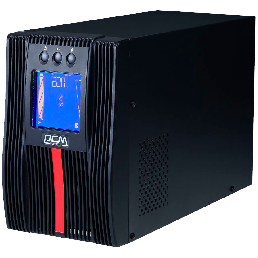 ИБП Powercom Macan MAC-1000, On-Line, 1000 ВА/1000 Вт, Tower, 4×C13