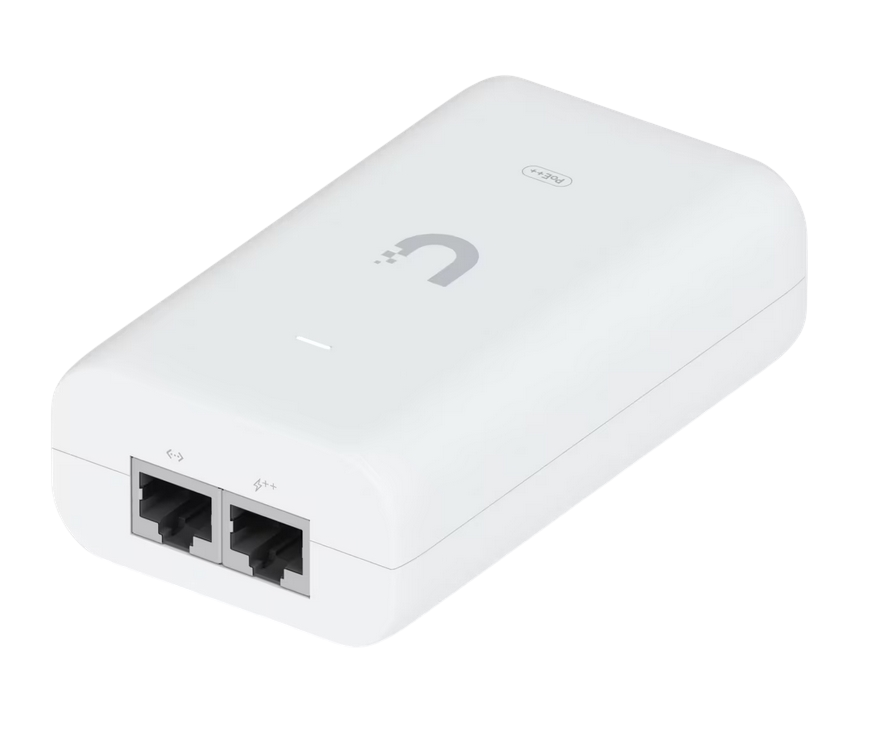 PoE-инжектор Ubiquiti U-PoE++, 48VDC 60W, 1×GbE, 802.3af/at/bt