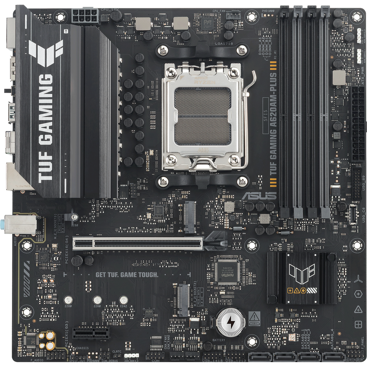 Материнская плата ASUS 90MB1N30-M0EAY0, TUF GAMING A620M-A PLUS, AM5, DDR5, mATX