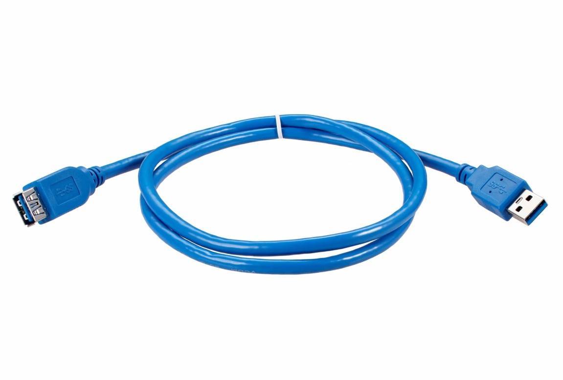 Кабель VCOM VUS7065-1M, USB 3.0 Am-Af, удлинительный, 1 м