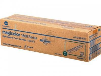 Тонер-картридж Konica Minolta A0V30HH, синий, 2.5K