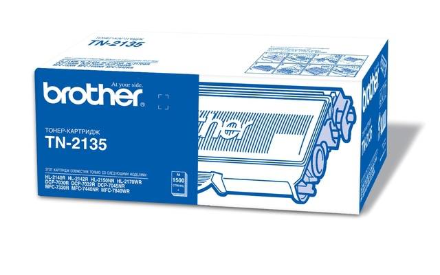Тонер Brother TN2135, для HL2140/2150N/2170W, 1500 стр