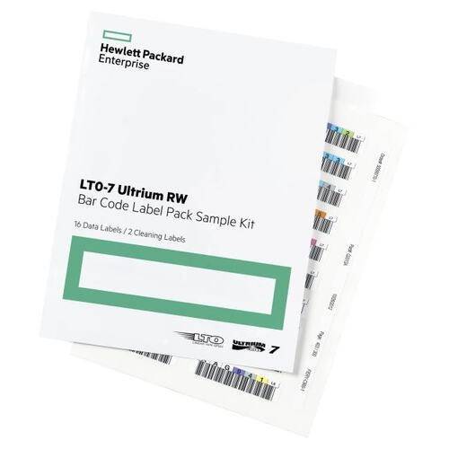 Набор наклеек HPE Q2014A, LTO-7 Ultrium RW Bar Code Label Pack, 100+10