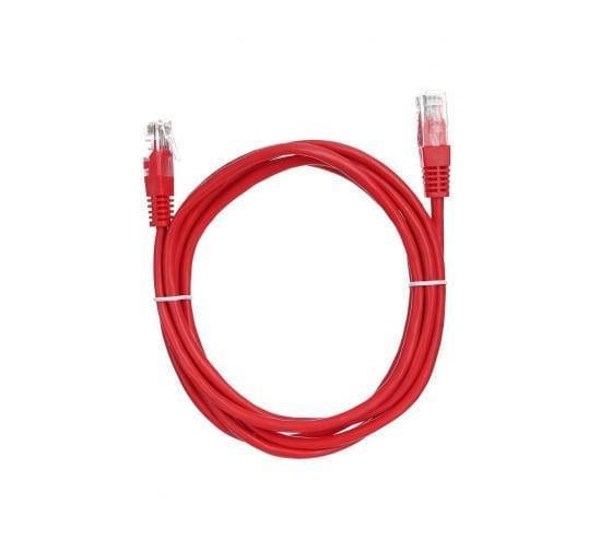 Патчкорд VCOM ANP511_2M_R_887412, UTP кат.5e, 2м, красный