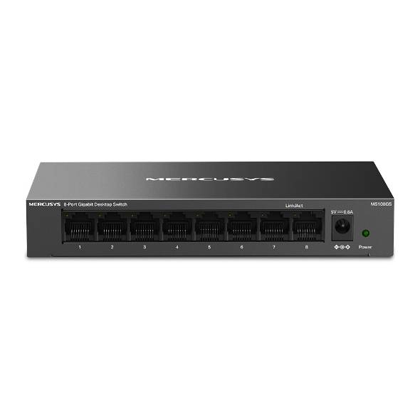 Коммутатор Mercusys MS108GS-M2, 8×2,5GbE, настольный