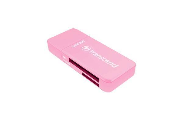 Кард-ридер Transcend TS-RDF5R, USB 3.0, SD/microSD, розовый