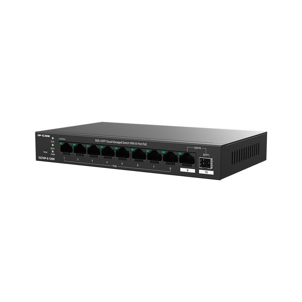 Коммутатор TENDA G2210P-8-120W, 8×PoE, 120W